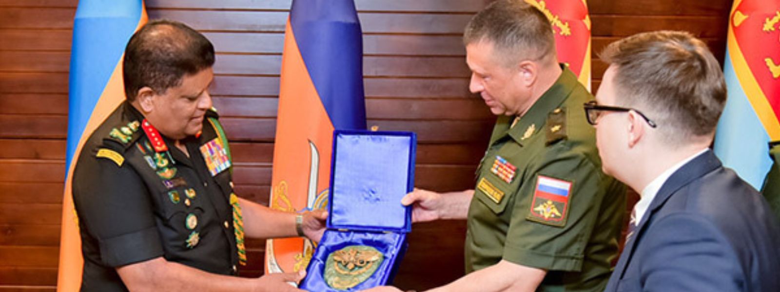 Top Russian Military Delegates In Sri Lanka